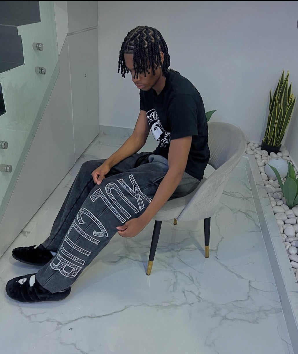 KUL ICED OUT “AVALANCHE“ SWEATPANTS